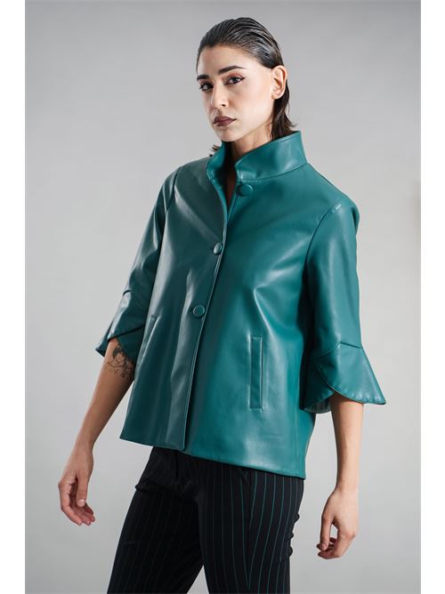 Cappottino in ecopelle GM by Gai Mattiolo | GM3556VERDE